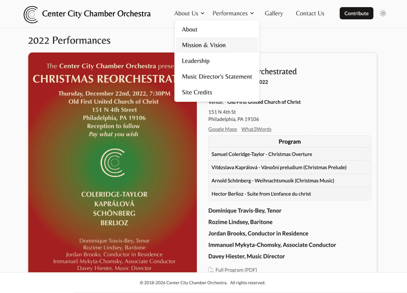 Center City Chamber Orchestra