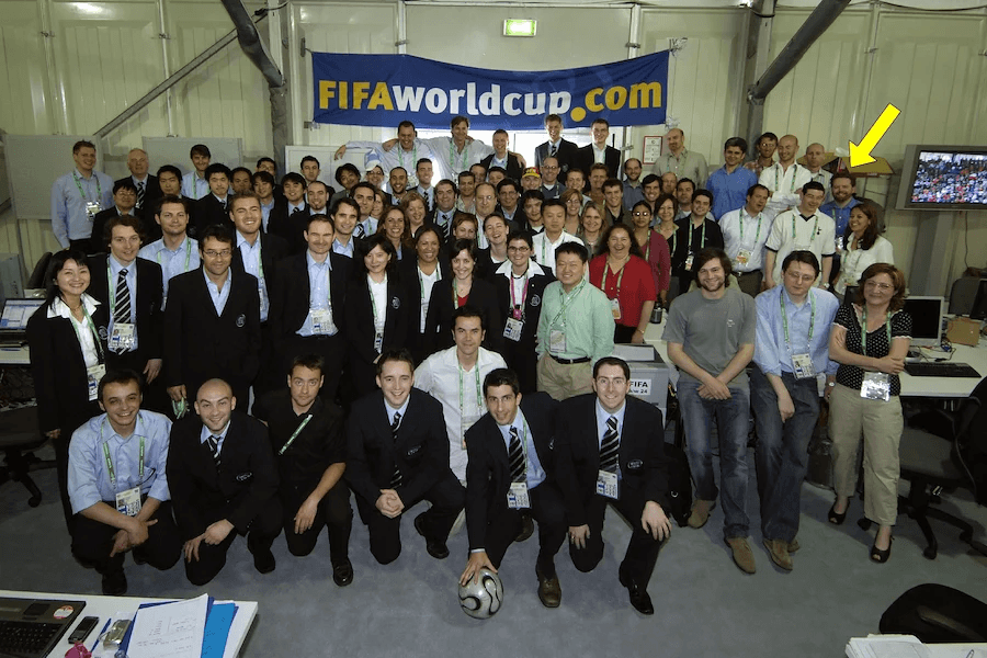FIFA World Cup Web Team Photo