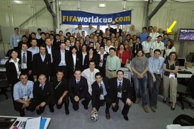FIFA World Cup Web Team Photo